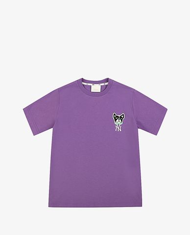  MLB - Áo thun cổ tròn ngắn tay Bark Time 