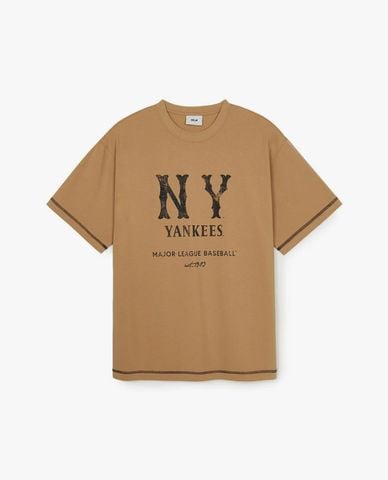  MLB - Áo thun unisex cổ tròn tay ngắn Basic Coopers 