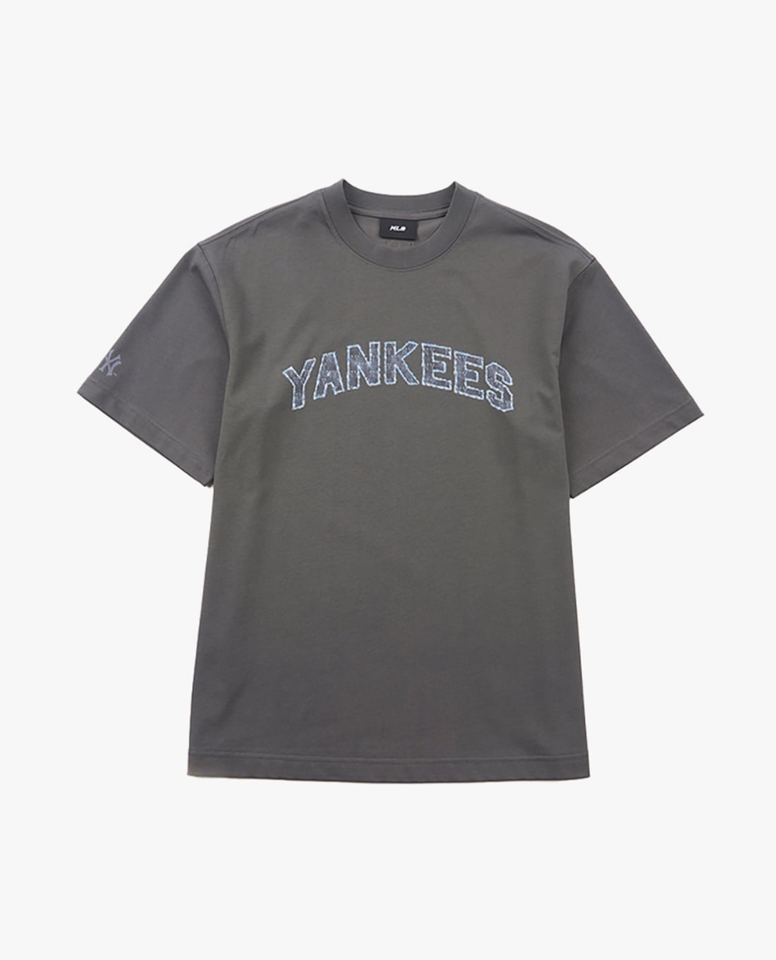 MLB - Áo thun unisex Denim Like Lettering Monogram