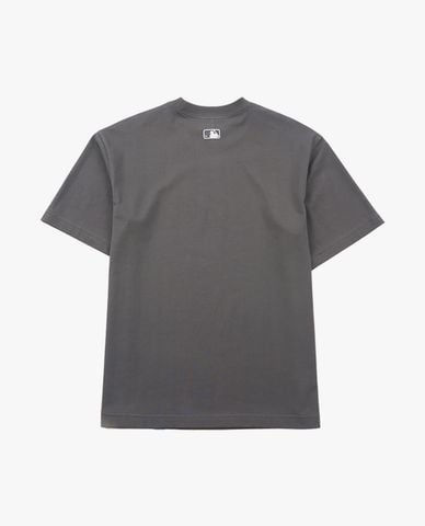  MLB - Áo thun unisex Denim Like Lettering Monogram 