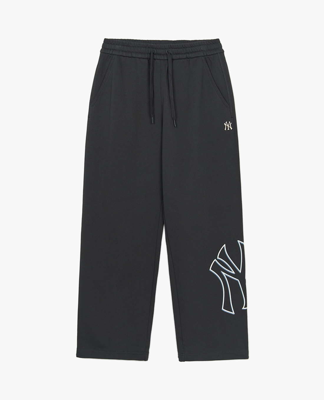 MLB - Quần dài unisex ống rộng lưng thun Basic Megalogo