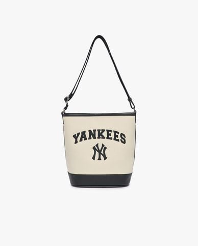  MLB - Túi đeo vai nữ Varsity Basic Canvas Bucket 
