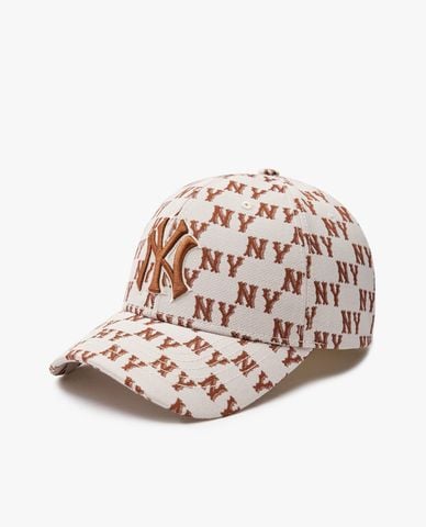  MLB - Nón bóng chày thời trang Monogram Classic Ball 