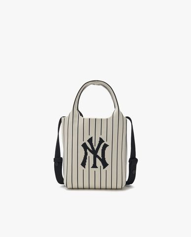  MLB - Túi đeo chéo unisex chữ nhật Basic Gig Logo Knit 