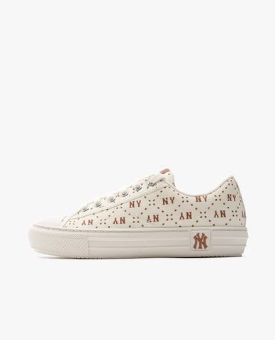  MLB - Giày sneakers unisex cổ thấp Playball Lux Jacquard Diamond Monogram 