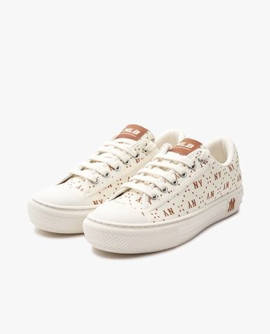  MLB - Giày sneakers unisex cổ thấp Playball Lux Jacquard Diamond Monogram 