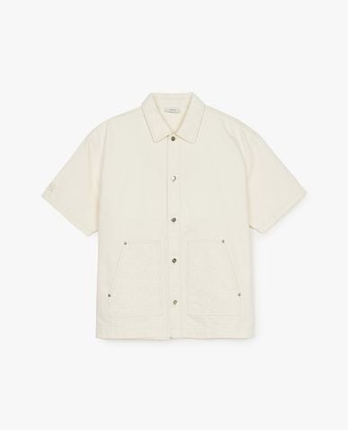  MLB - Áo sơ mi denim unisex Diamond Monogram Embargo 