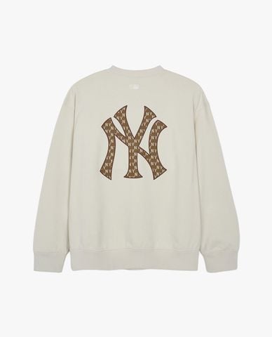  MLB - Áo sweatshirt unisex cổ tròn tay dài Monogram Big Lux 