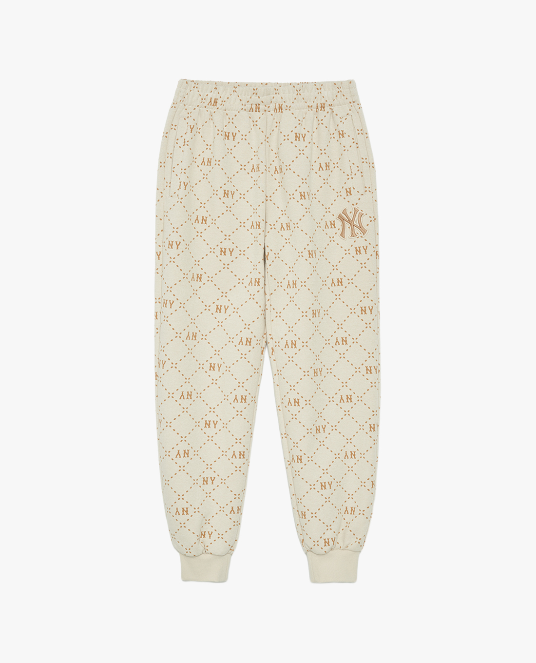 MLB - Quần jogger unisex lưng thun Diamond Monogram Jacquard