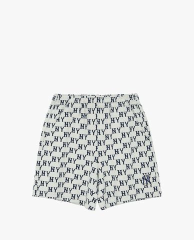  MLB - Quần shorts unisex ống rộng Classic Monogram All Over Jacquard 