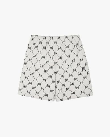 MLB - Quần short unisex ống rộng Jacquard Dia Monogram 