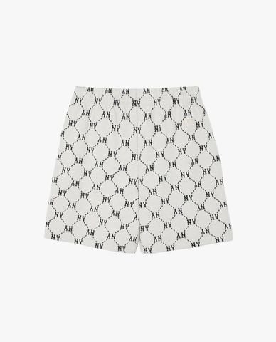  MLB - Quần short unisex ống rộng Jacquard Dia Monogram 