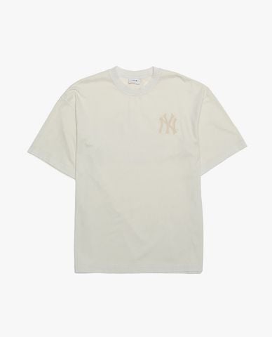  MLB - Áo thun unisex cổ tròn tay ngắn 