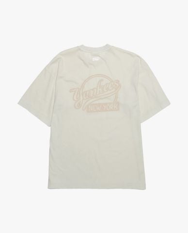  MLB - Áo thun unisex cổ tròn tay ngắn 