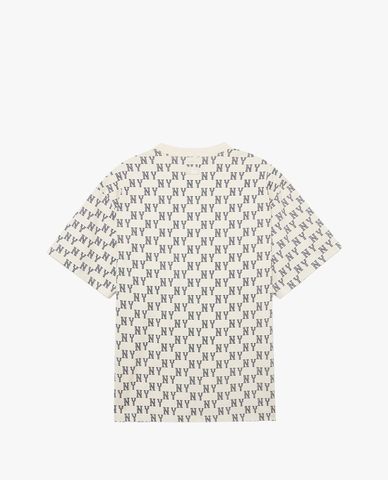  MLB - Áo thun unisex cổ tròn tay ngắn Classic Monogram 