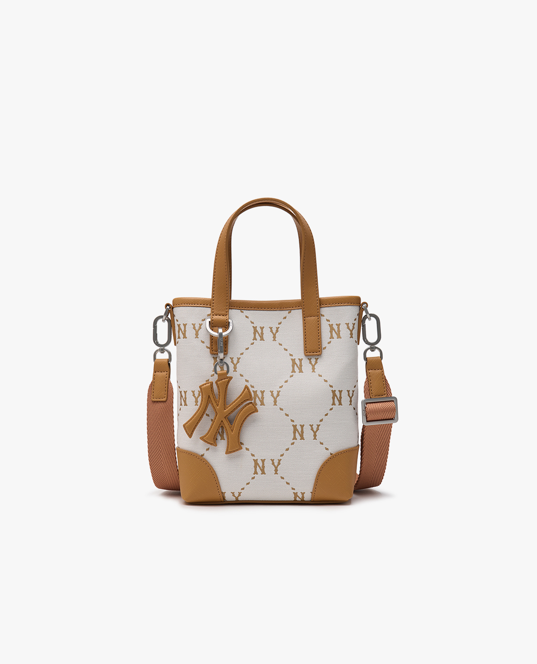 MLB - Túi đeo chéo nữ phom chữ nhật Diamond Monogram Jacquard Mini