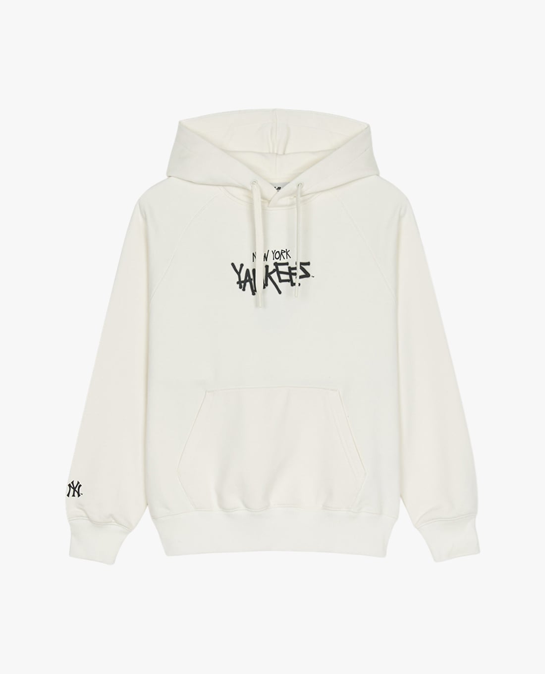 MLB - Áo hoodie unisex tay dài phối mũ Basic Back Lettering Graphic