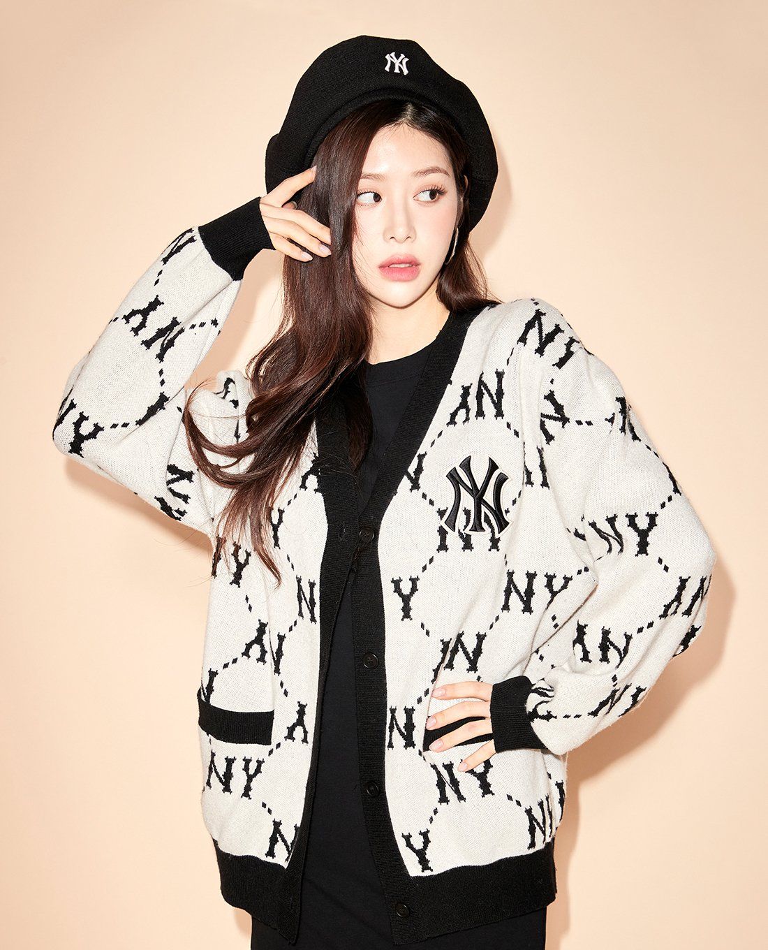 Streetwear vn  Sẵn  MLB cardigan monogram NY đen  Facebook