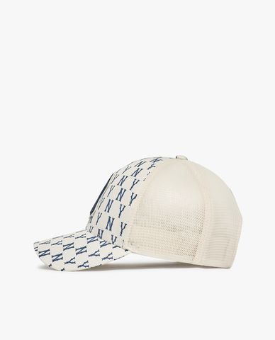  MLB - Nón bóng chày phối lưới Monogram Classic 