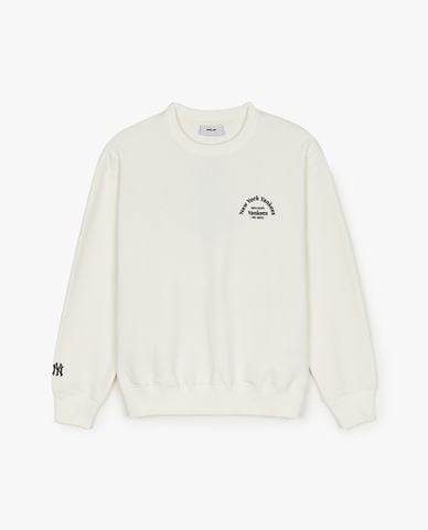  MLB - Áo sweatshirt unisex Basic Lettering Logo Overfit 
