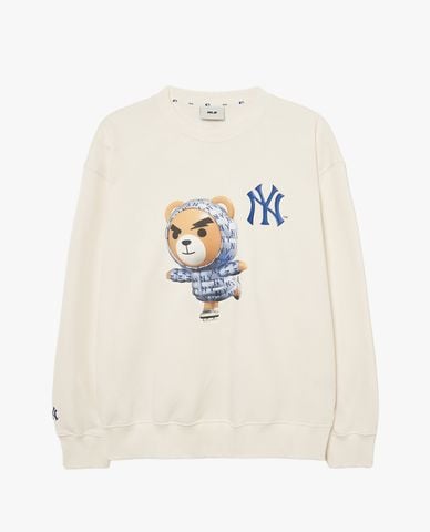  MLB - Áo sweatshirt unisex cổ tròn tay dài Mega Bear Winter Sports 