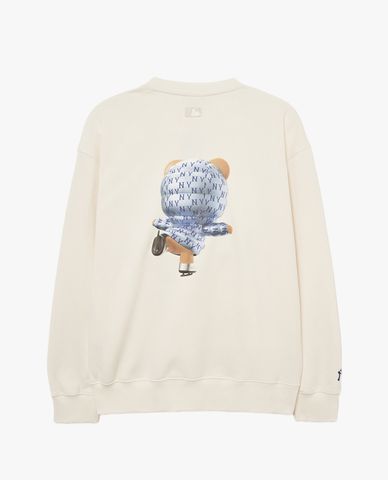  MLB - Áo sweatshirt unisex cổ tròn tay dài Mega Bear Winter Sports 