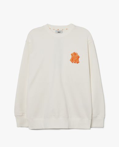  MLB - Áo sweatshirt unisex tay dài Cube Monogram Big Logo 