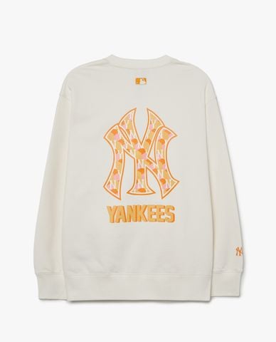  MLB - Áo sweatshirt unisex tay dài Cube Monogram Big Logo 
