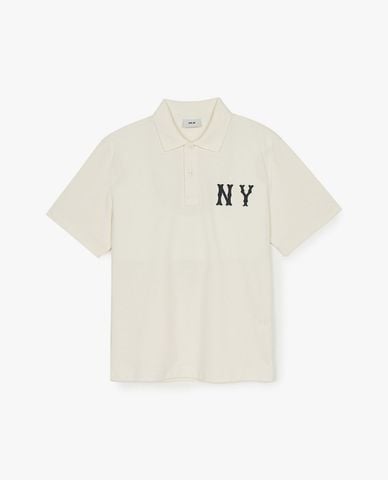  MLB - Áo polo unisex tay ngắn Basic Coopers Logo Overfit 