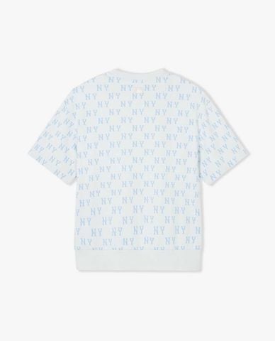  MLB - Áo thun unisex cổ tròn tay ngắn Monogram Series 