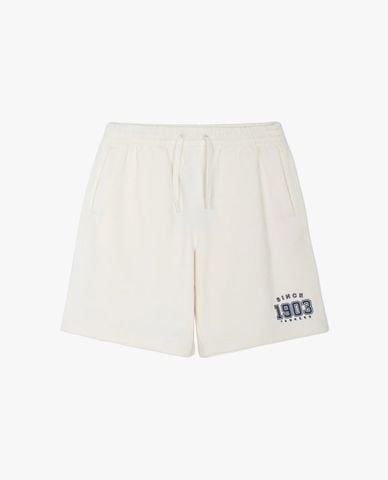  MLB - Quần short unisex ống rộng lưng thun Varsity 