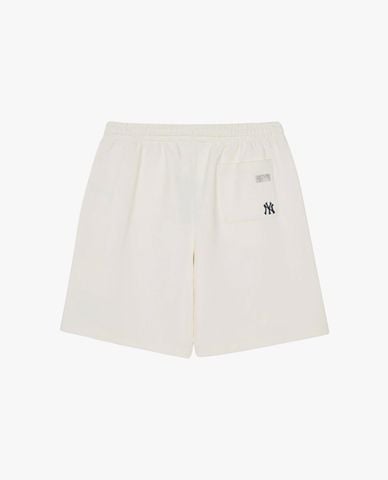  MLB - Quần short unisex ống rộng lưng thun Varsity 