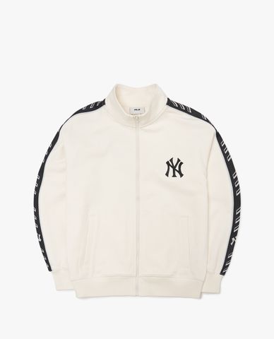  MLB - Áo khoác thể thao cổ trụ tay dài Thin Ball 