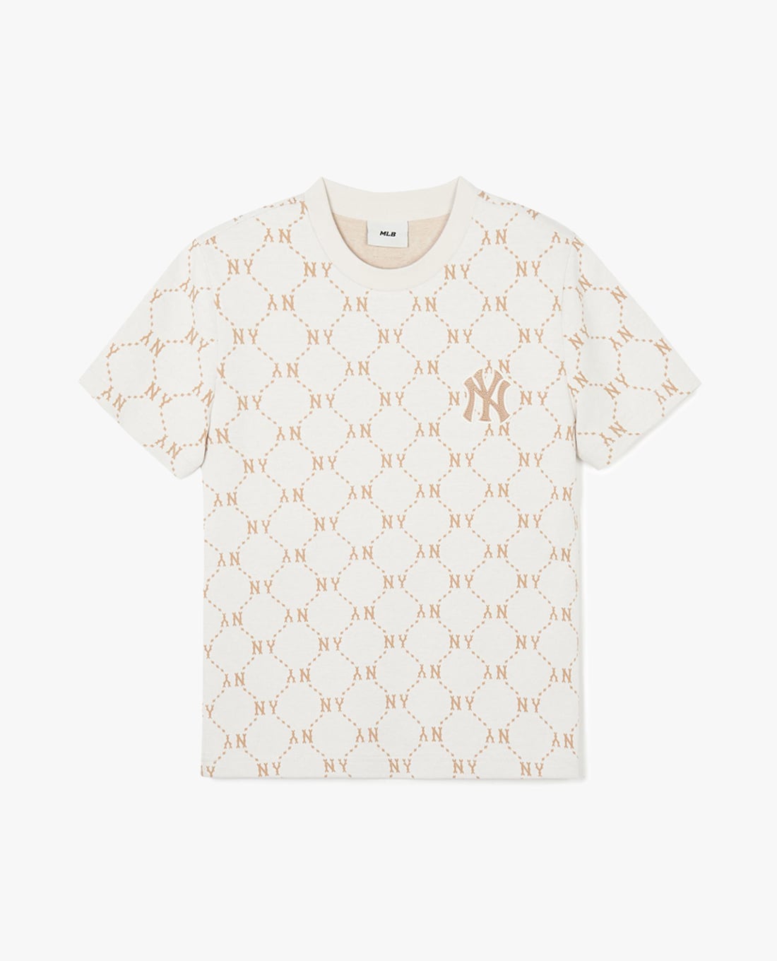 MLB - Áo thun unisex cổ tròn tay ngắn Diamond Monogram Jacquard