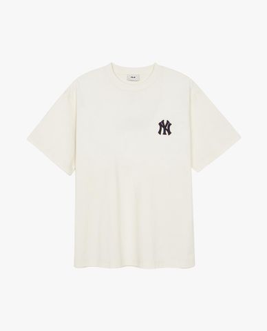  MLB - Áo thun unisex cổ tròn tay ngắn Monotive 