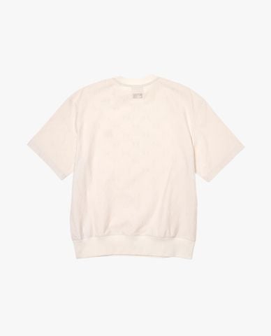  MLB - Áo thun unisex cổ tròn tay ngắn Jacquard Dia Monogram 