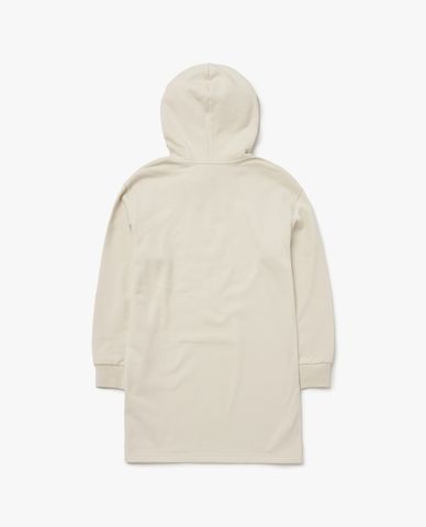  MLB - Đầm mini hoodie tay dài phối mũ trùm Long Oversized 