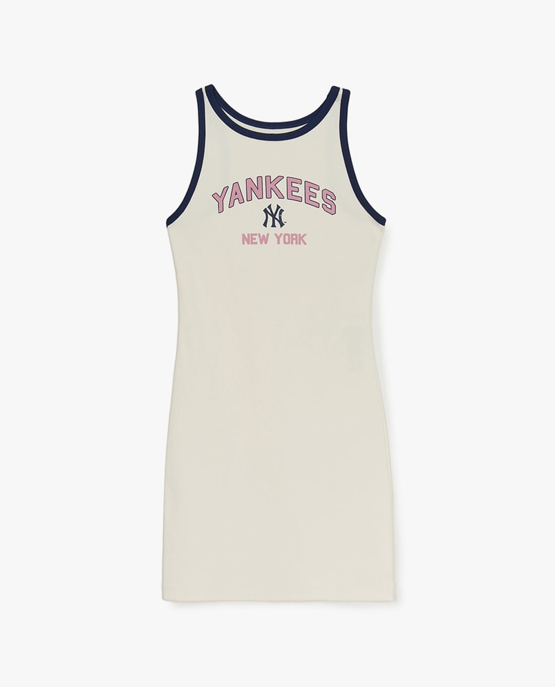 MLB - Đầm sát nách mini cổ tròn Varsity Vintage