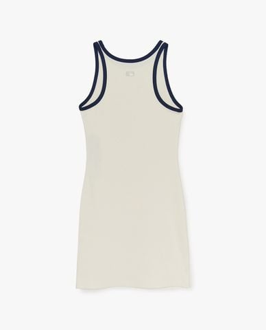  MLB - Đầm sát nách mini cổ tròn Varsity Vintage 