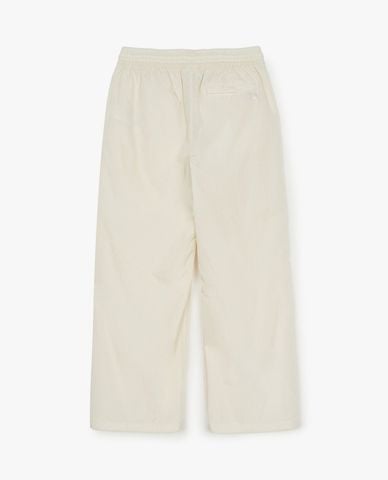  MLB - Quần dài nữ ống rộng lưng thun Gorpcore 