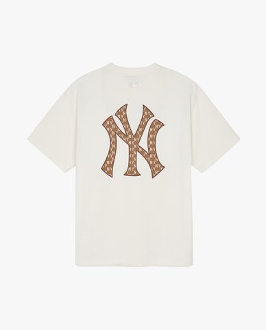  MLB - Áo thun unisex cổ tròn tay ngắn Monogram Big Lux 