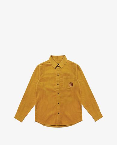  MLB - Áo sơ mi tay dài Corduroy Pocket Logo 
