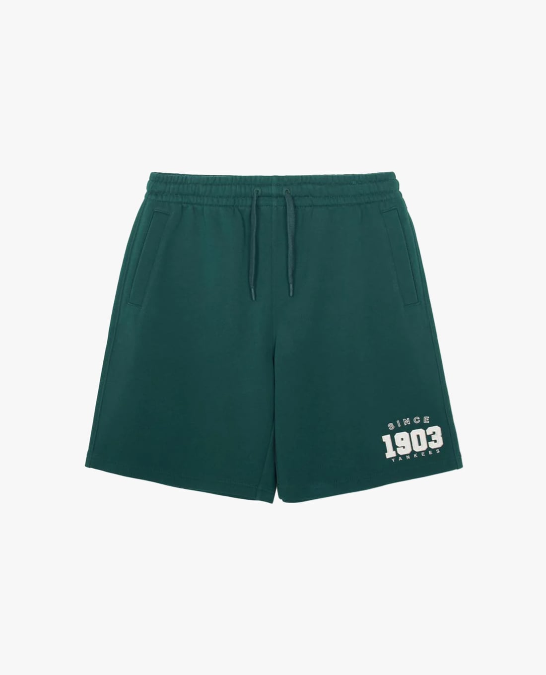 MLB - Quần short unisex ống rộng lưng thun Varsity