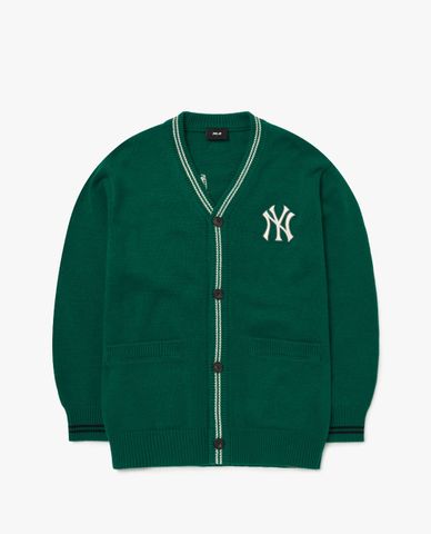  MLB - Áo khoác cardigan phom suông Basic Big Logo 