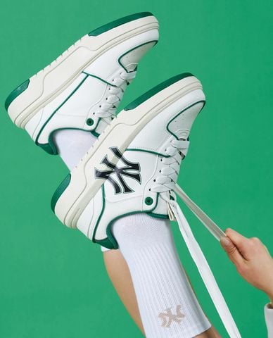  MLB - Giày sneakers unisex cổ thấp Chunky Liner 
