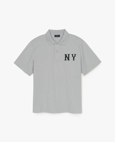  MLB - Áo polo unisex tay ngắn Basic Coopers Logo Overfit 