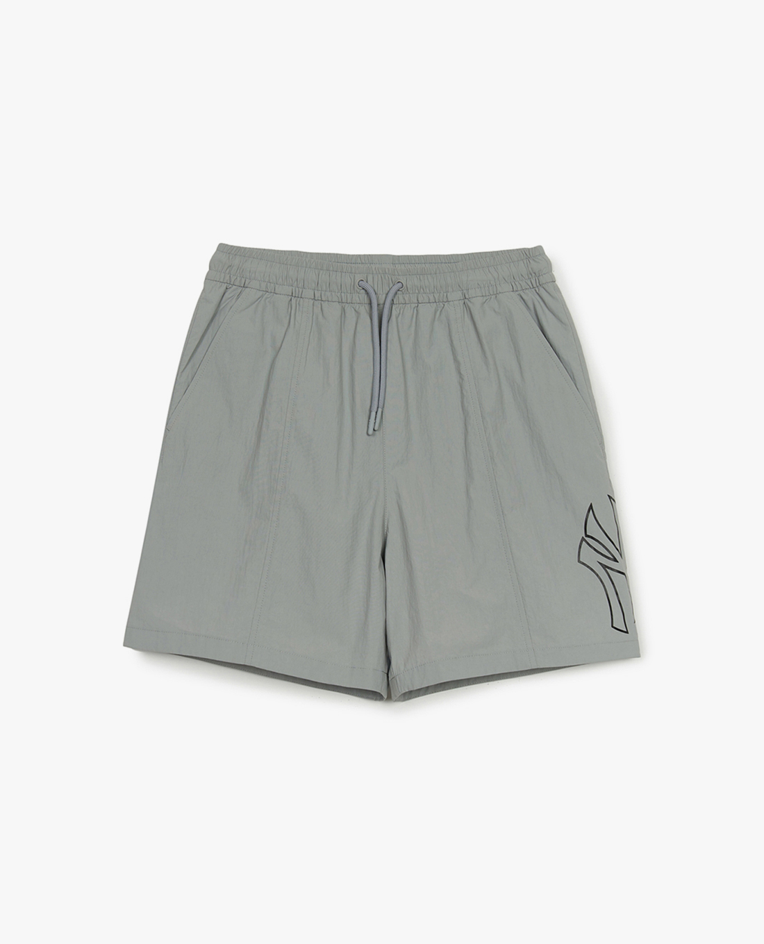 MLB - Quần short unisex lưng thun Nylon Casual