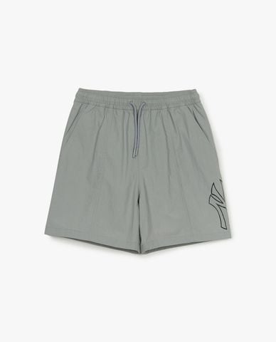  MLB - Quần short unisex lưng thun Nylon Casual 