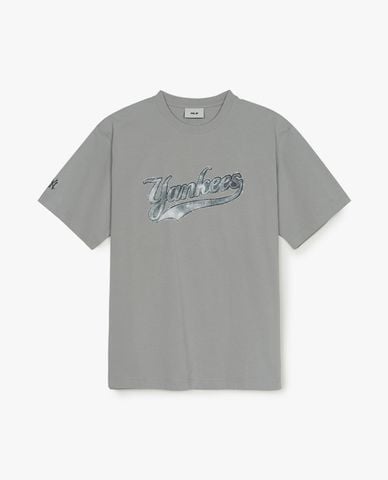  MLB - Áo thun unisex cổ tròn Denim Like Big Lux OverFit 
