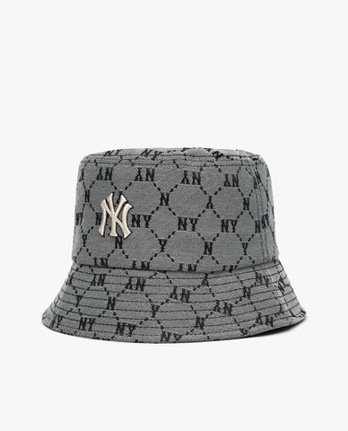  MLB - Nón bucket thời trang Monogram Diamond Jacquard 